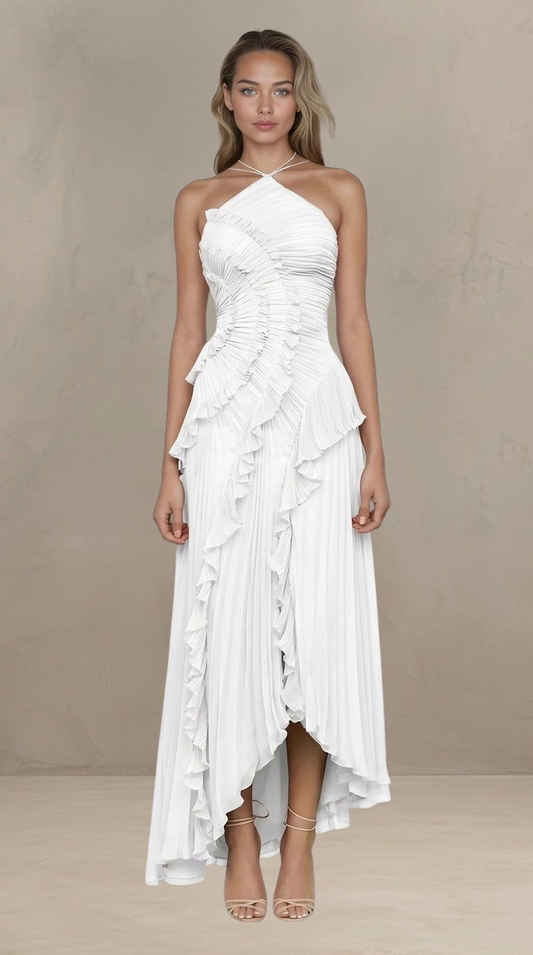 ISADORA | ASYMMETRIC ELEGANT MAXI DRESS