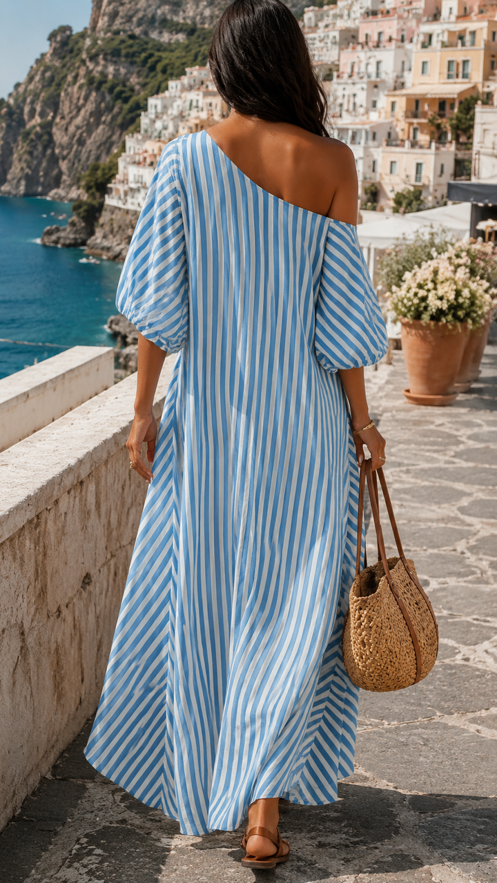 ELODIE | FLOWING COASTAL MAXI DRESS