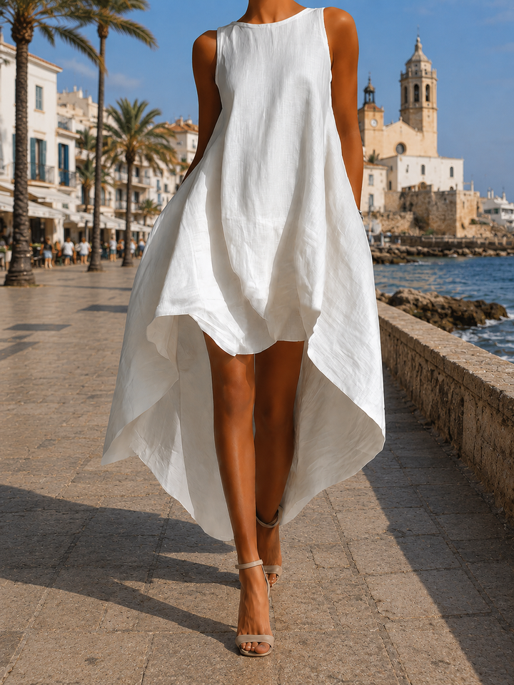 ZARIA | FLOWING ASYMMETRIC MAXI DRESS