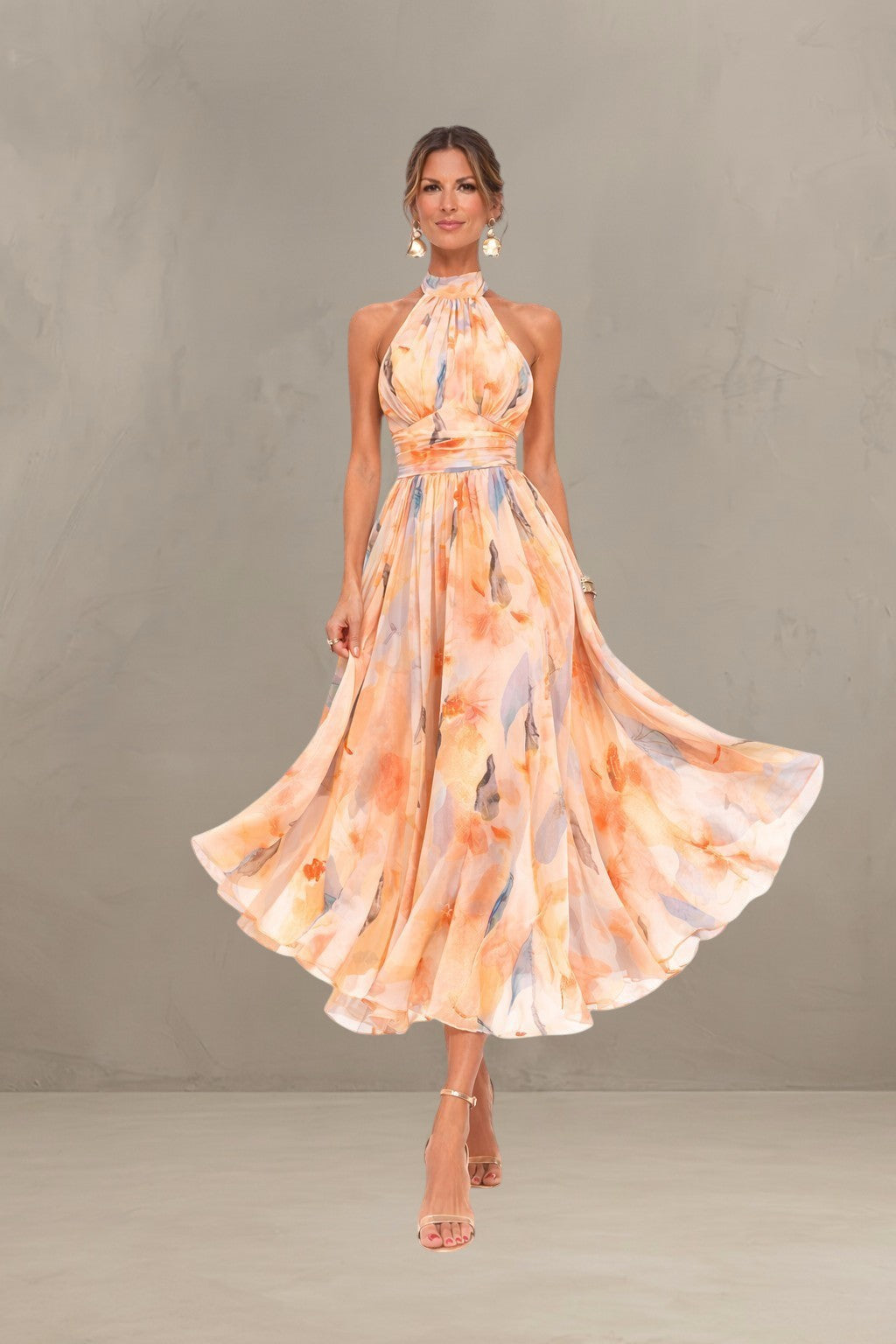 ESTHER | HALTER NECK SUMMER DRESS