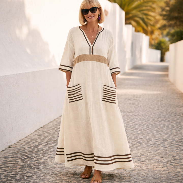 SUSAN | FLATTERING MAXI SUMMER DRESS