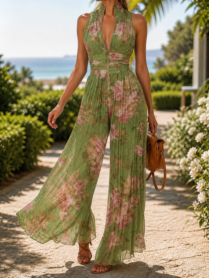 ALESSIA | FLOWING BOTANICAL JUMPSUIT
