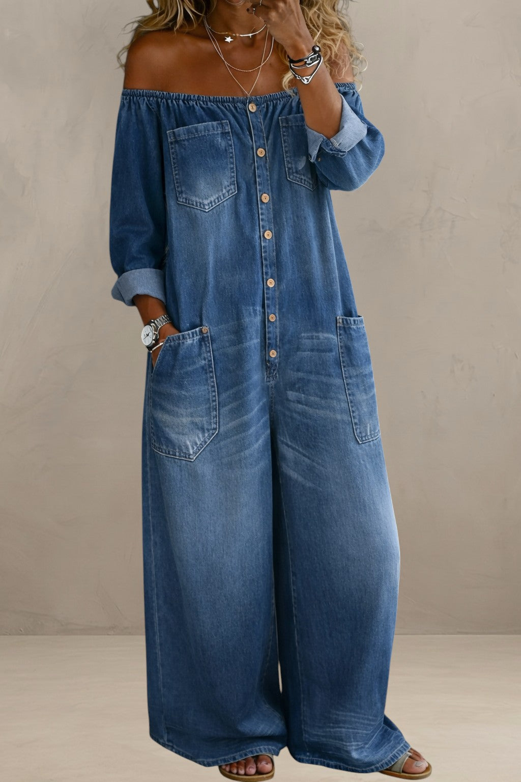MAYA | V NECK SHORT SLEEVE JUMPSUIT