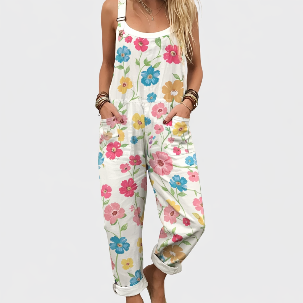 RELAXED DUNGAREE JUMPSUIT