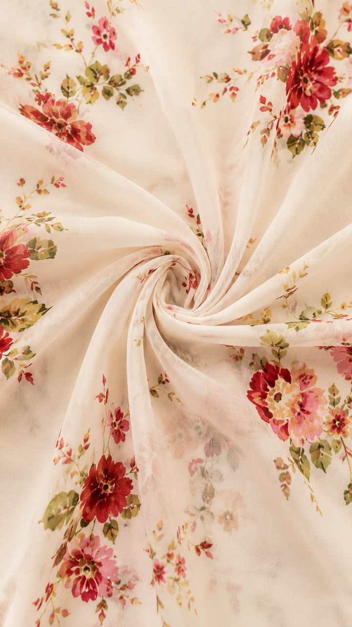 CÉLESTINE | FLORAL SUNSET MAXI DRESS