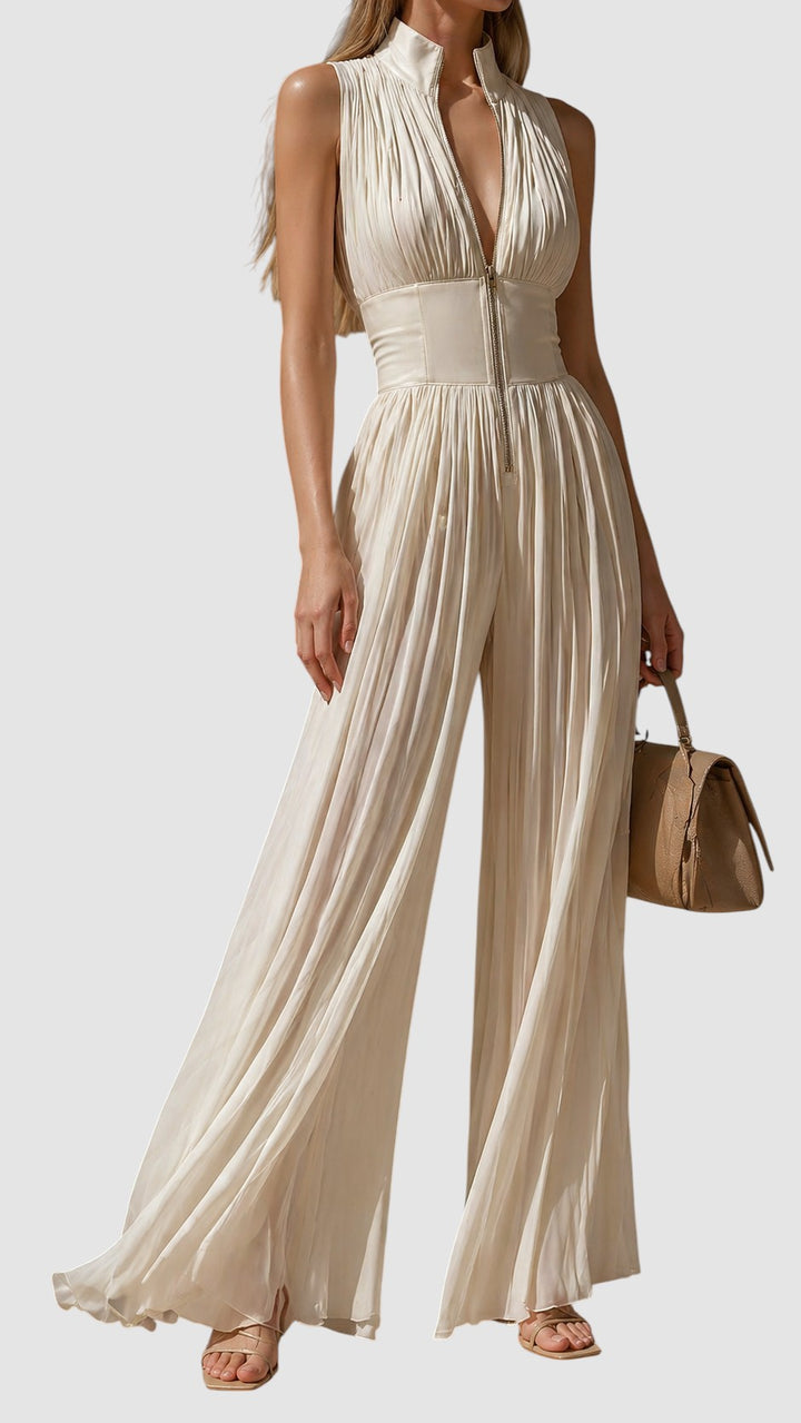 SERELLA | PLEATED MAXI DRESS