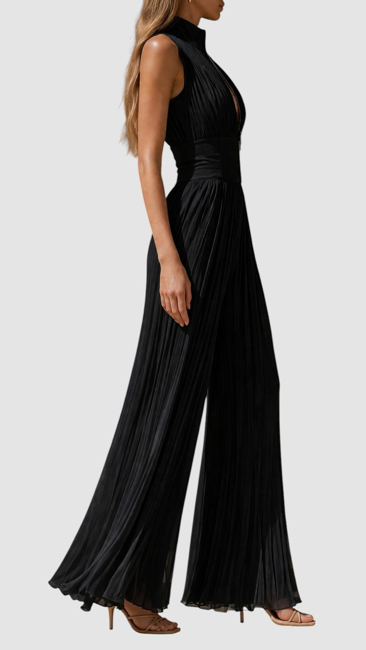 SERELLA | PLEATED MAXI DRESS