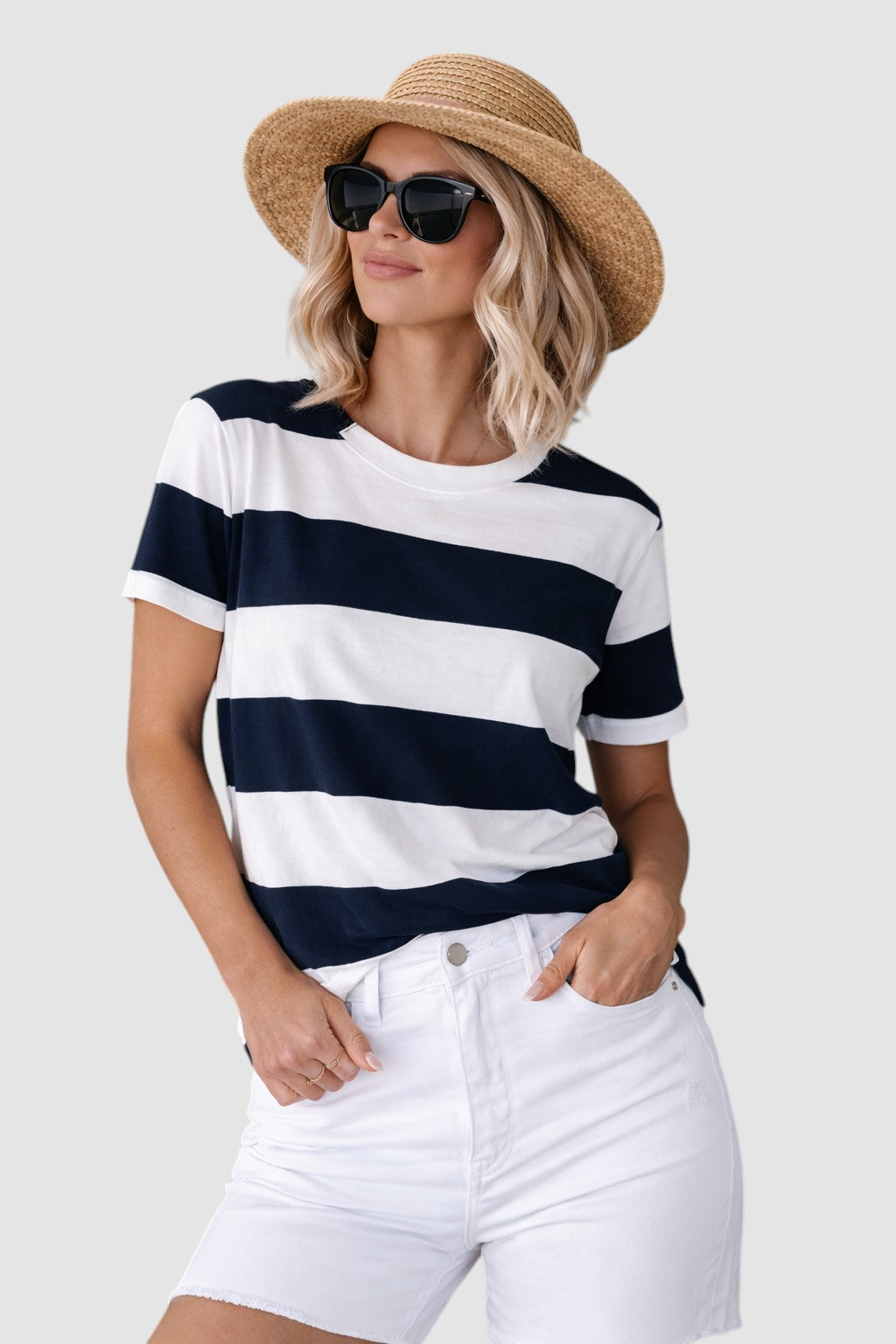 ELSARIA | CLASSIC STRIPE TEE