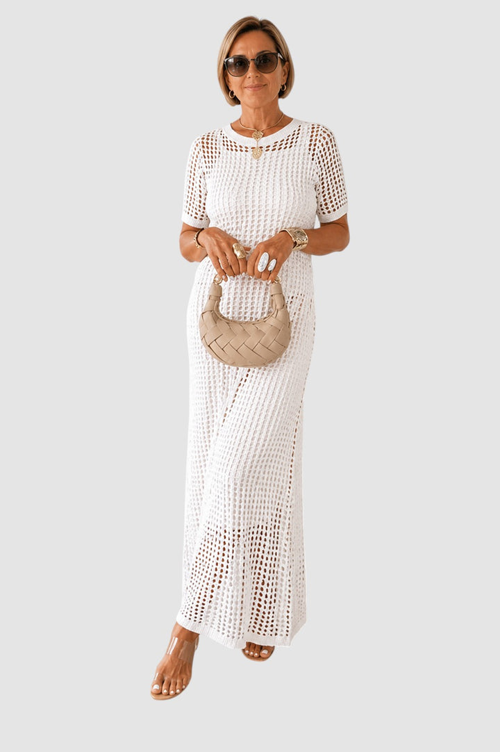 LARA | LAYERED CUT-OUT MAXI DRESS