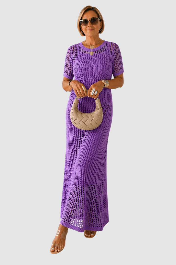 LARA | LAYERED CUT-OUT MAXI DRESS