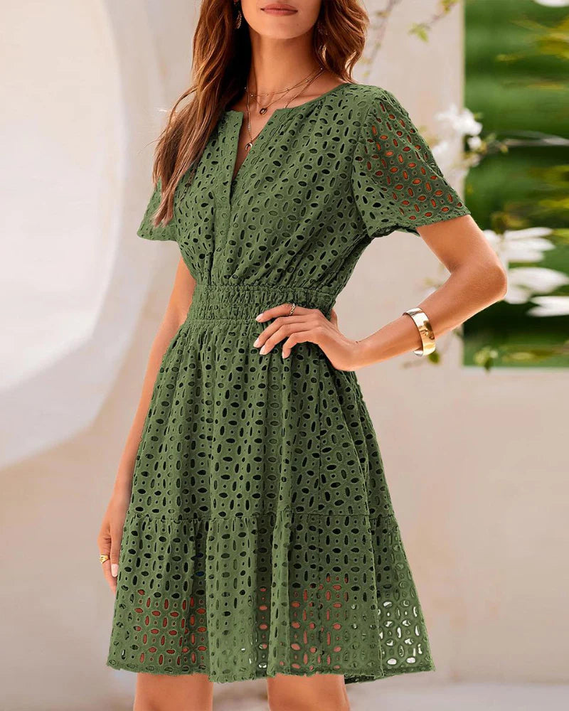 MARION | LACE A-LINE SUMMER DRESS