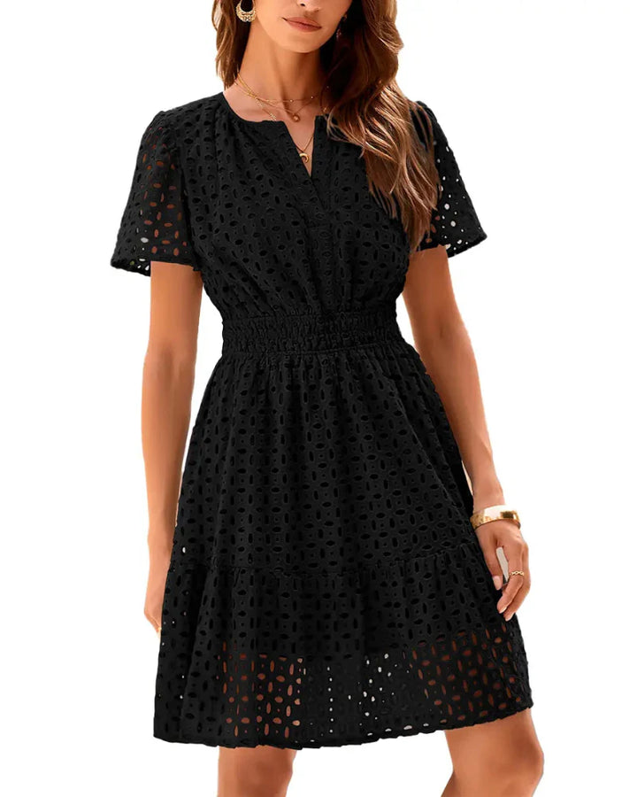 MARION | LACE A-LINE SUMMER DRESS