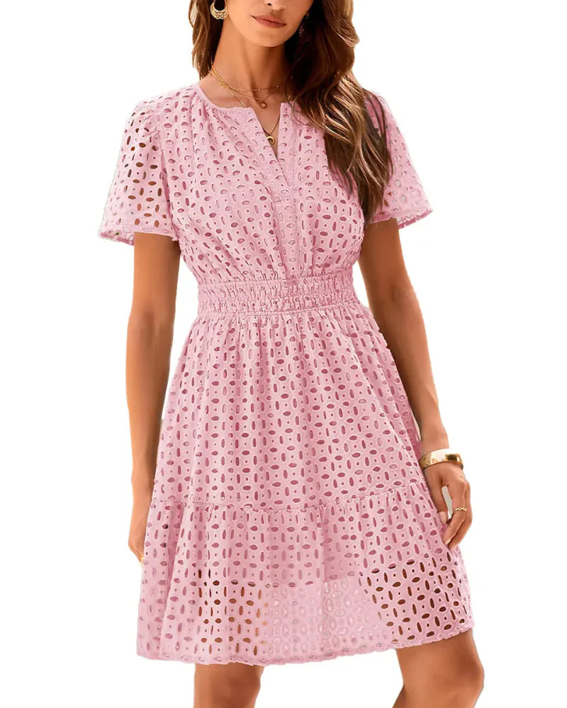 MARION | LACE A-LINE SUMMER DRESS