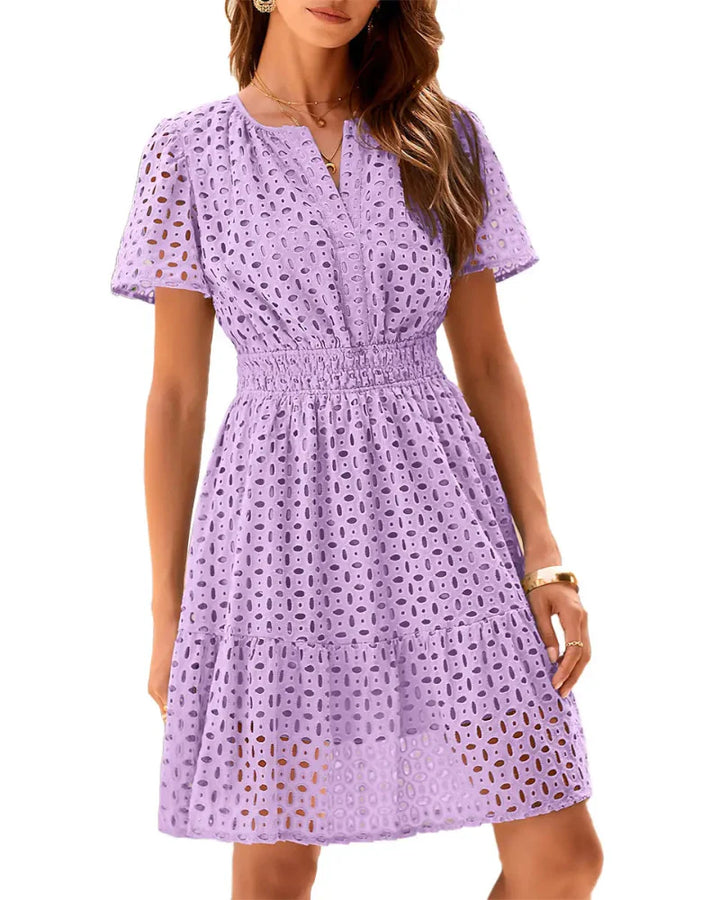 MARION | LACE A-LINE SUMMER DRESS
