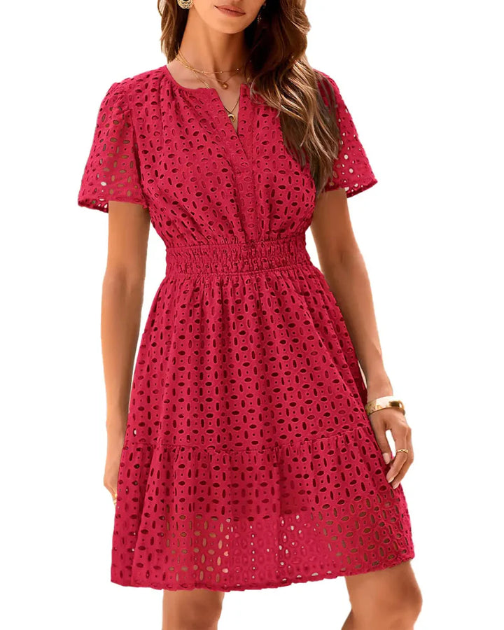 MARION | LACE A-LINE SUMMER DRESS