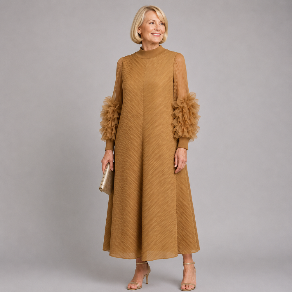 DOROTHY | PLEATED MAXI DRESS
