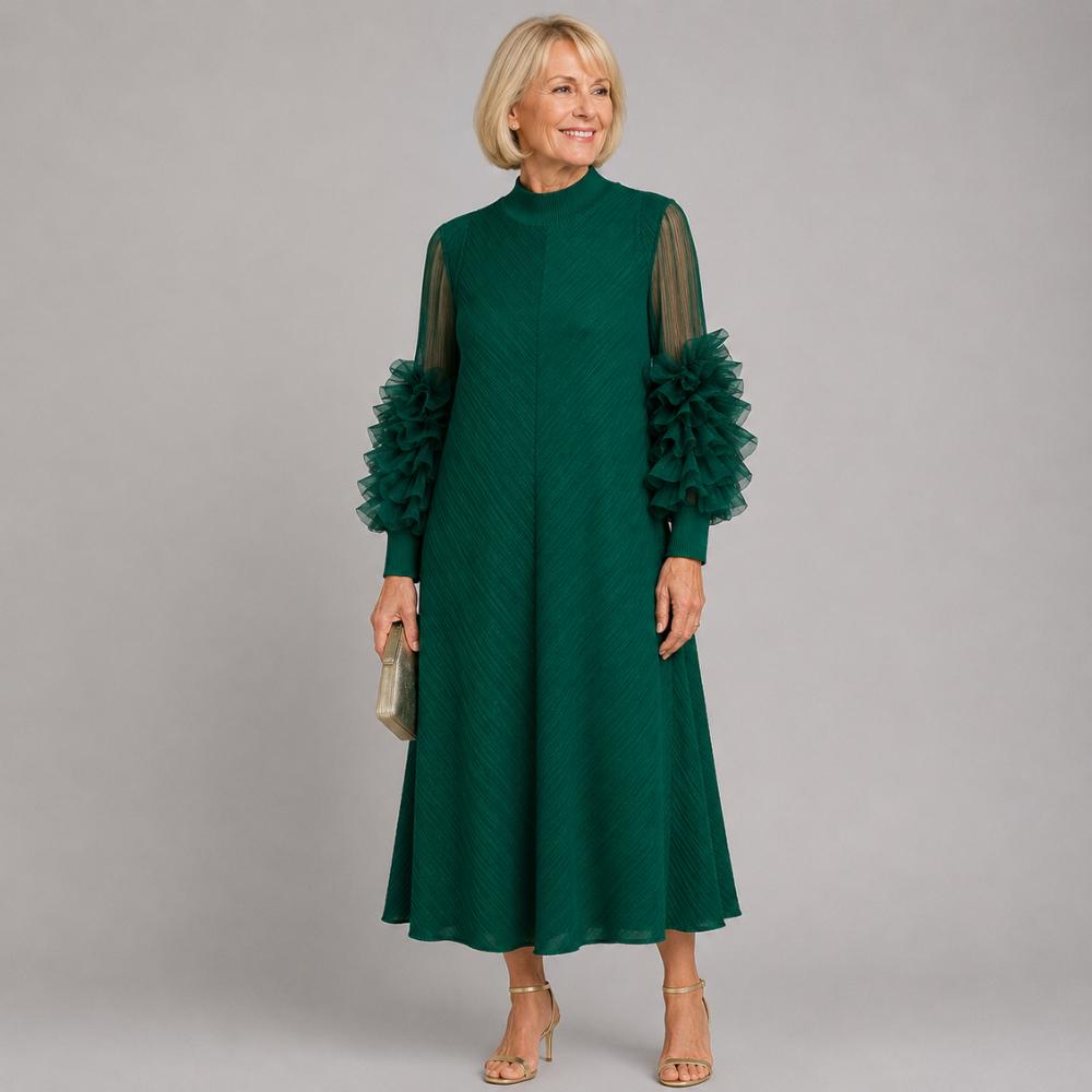 DOROTHY | PLEATED MAXI DRESS