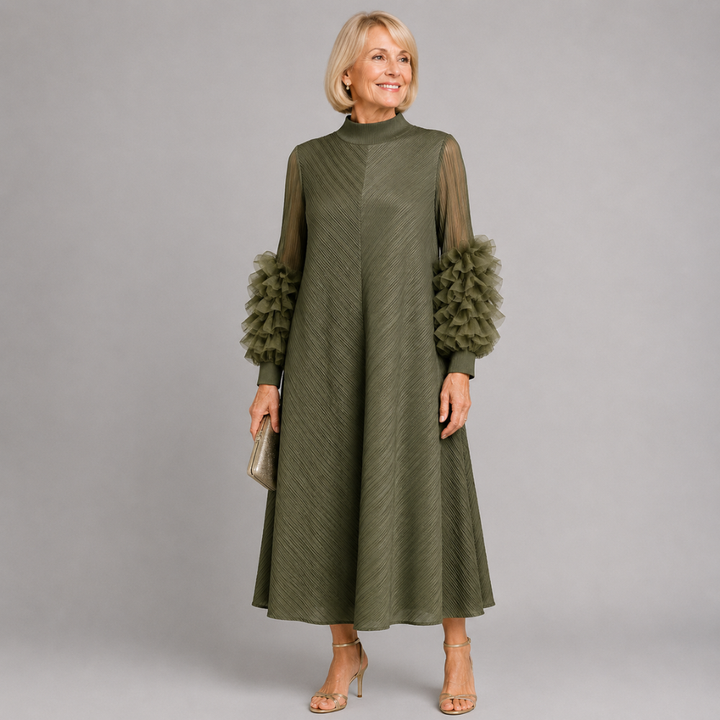 DOROTHY | PLEATED MAXI DRESS