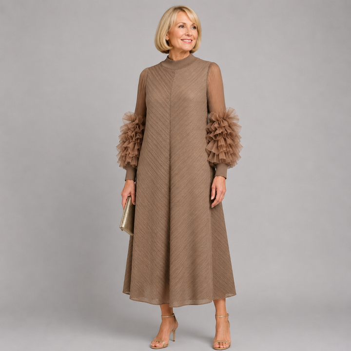 DOROTHY | PLEATED MAXI DRESS