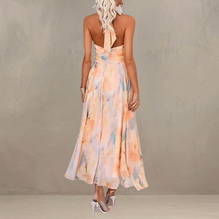 ESTHER | HALTER NECK SUMMER DRESS