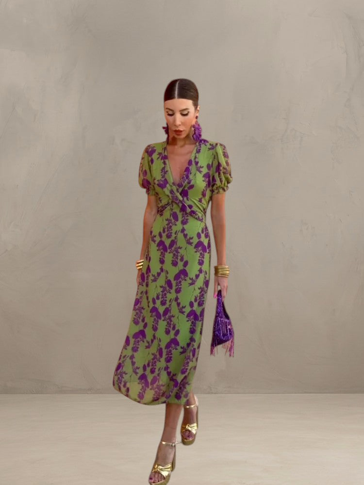 JANEY | COLOURFUL SUMMER PRINT DRESS