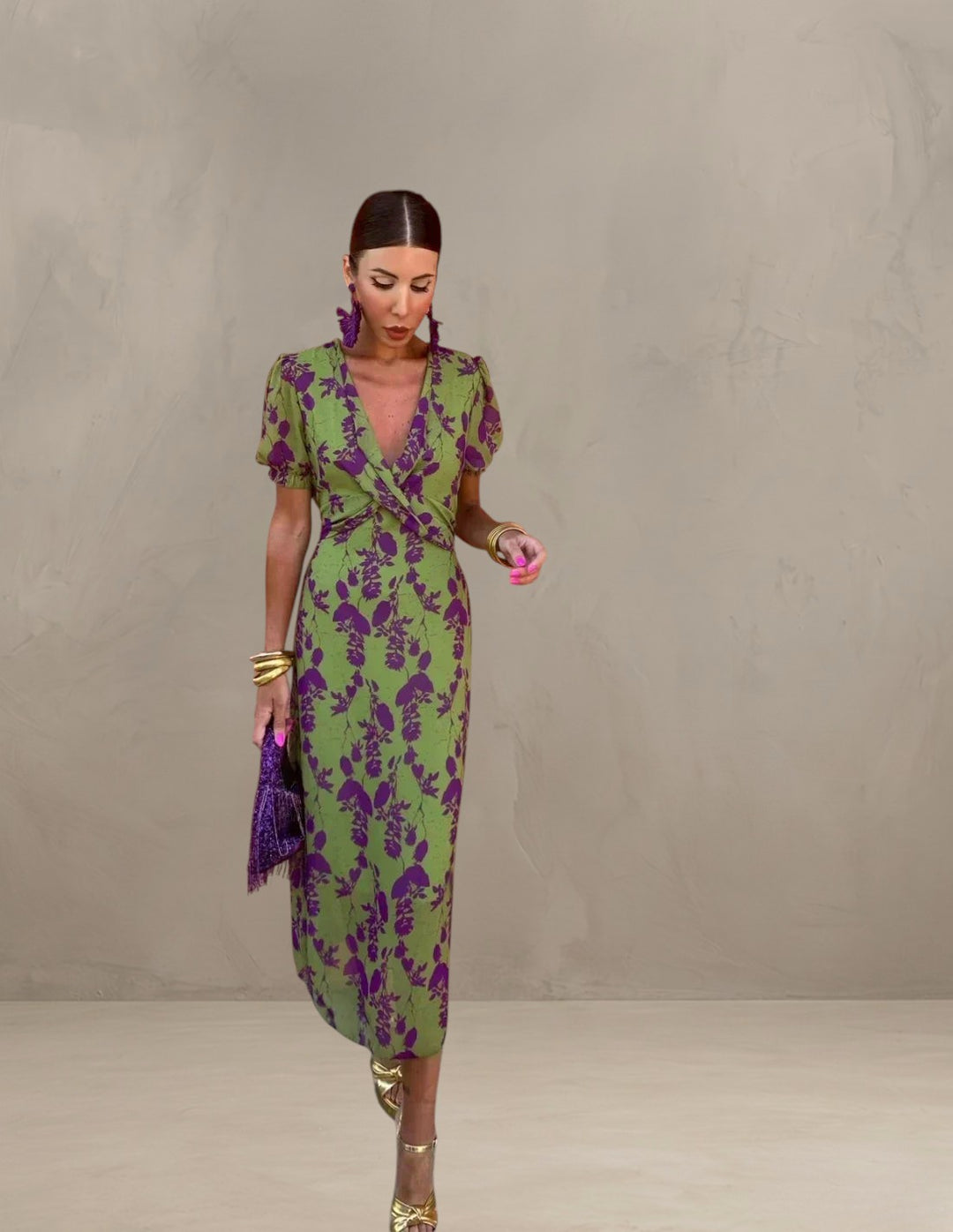 JANEY | COLOURFUL SUMMER PRINT DRESS