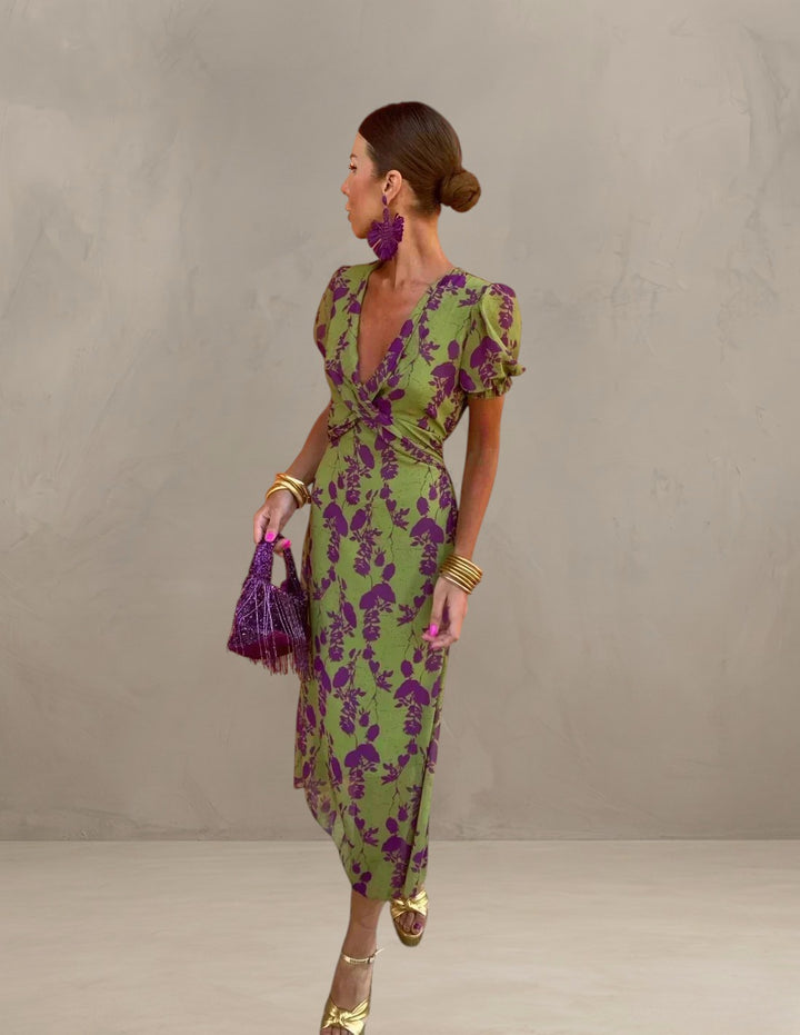 JANEY | COLOURFUL SUMMER PRINT DRESS