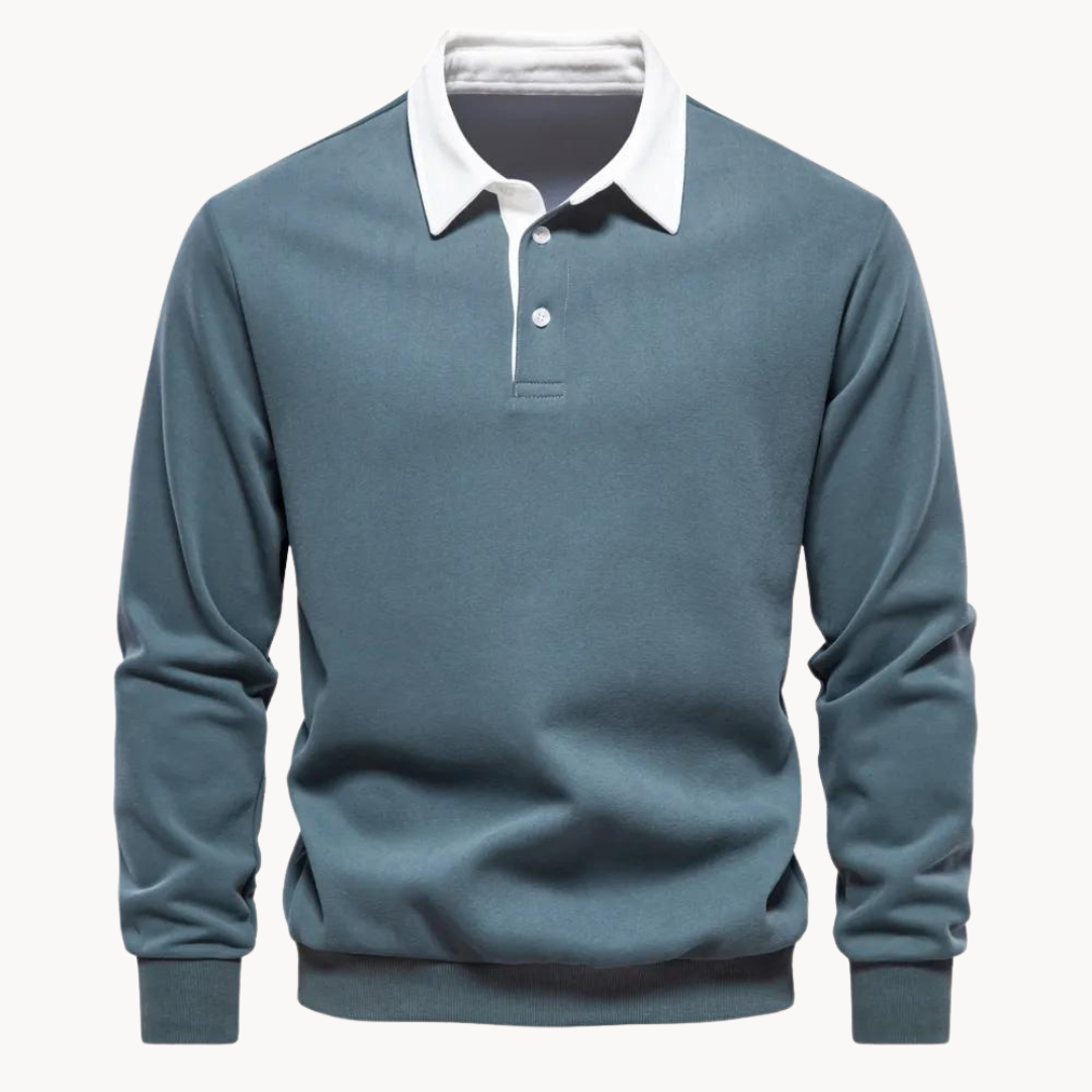 TRISTAN | CASUAL CRAFT POLO SWEATSHIRT