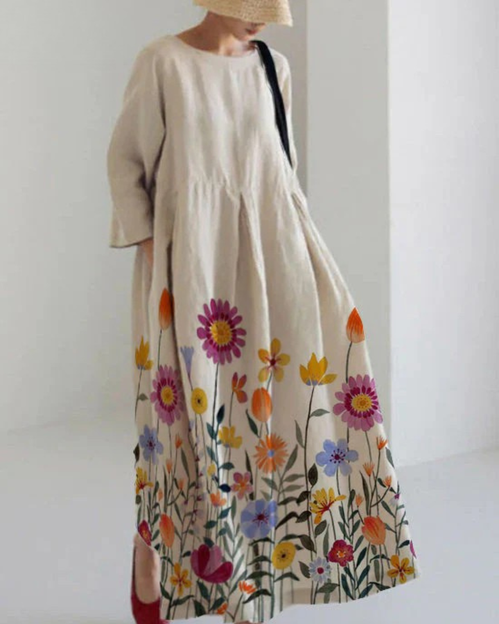 ROSY | SPRING DRESS FLOWING