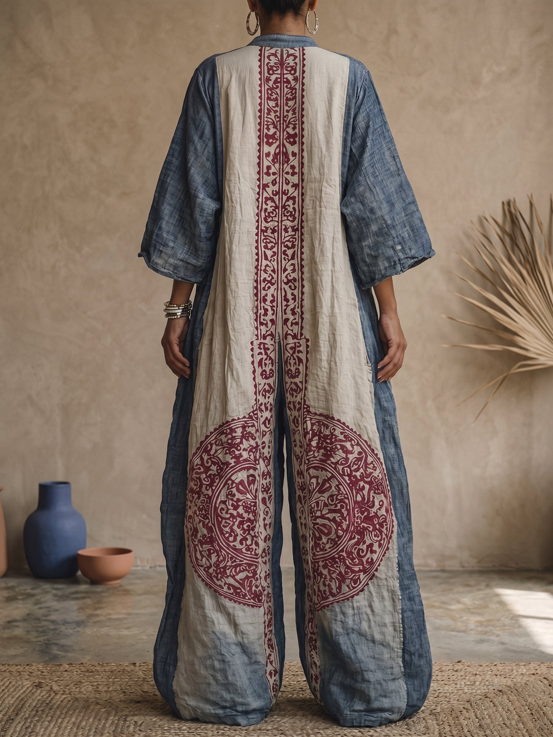 LYDIA | VINTAGE PRINT JUMPSUIT