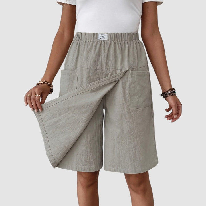 LORRAINE | WRAP SKORT WITH POCKETS