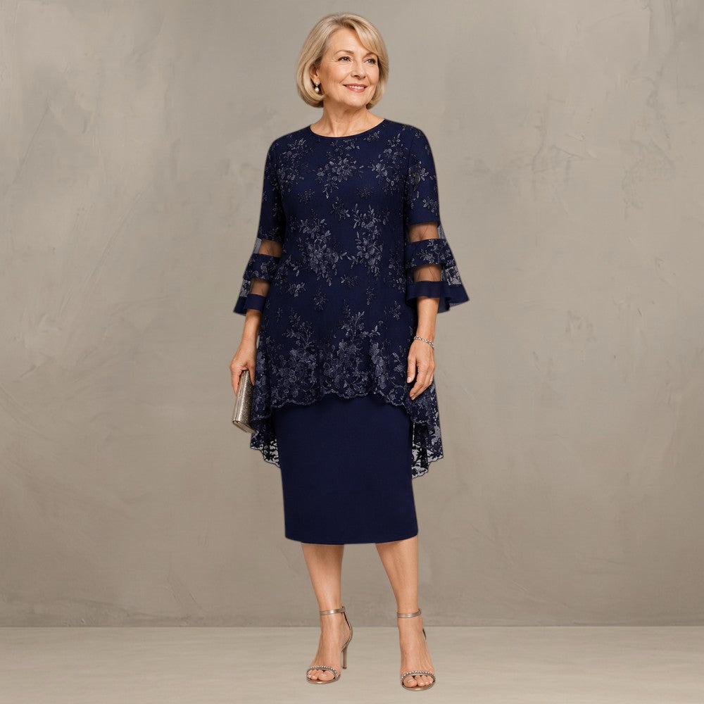 MABEL | EMBROIDERED OCCASION MIDI DRESS
