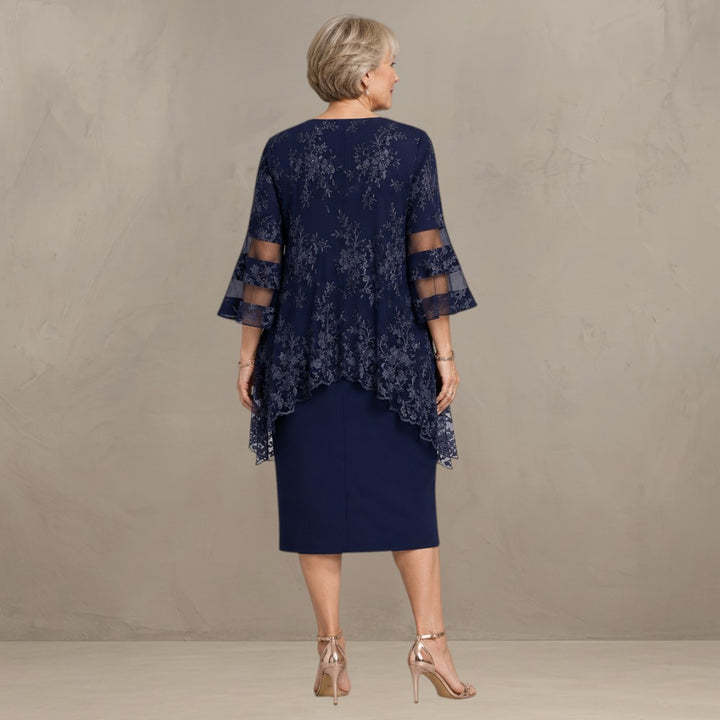 MABEL | EMBROIDERED OCCASION MIDI DRESS