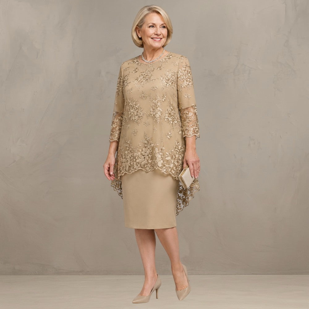 MABEL | EMBROIDERED OCCASION MIDI DRESS