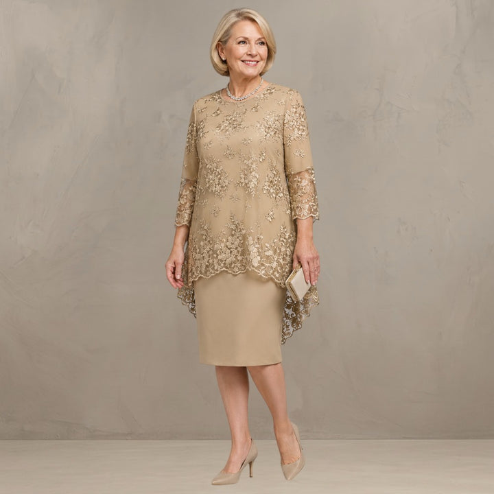MABEL | EMBROIDERED OCCASION MIDI DRESS