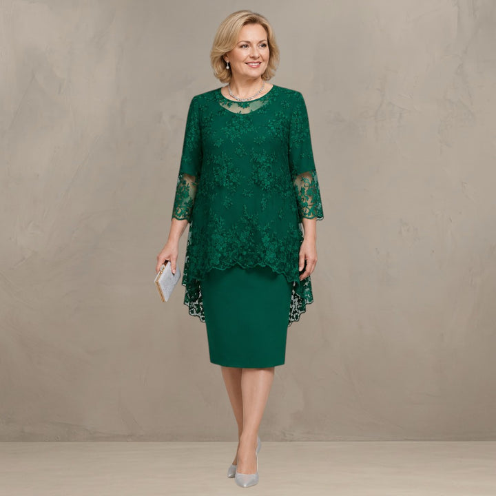 MABEL | EMBROIDERED OCCASION MIDI DRESS