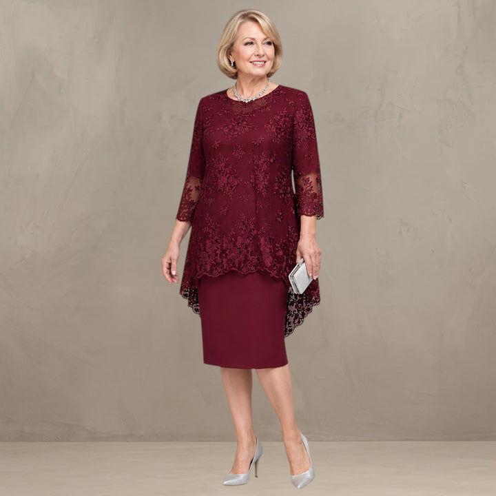 MABEL | EMBROIDERED OCCASION MIDI DRESS