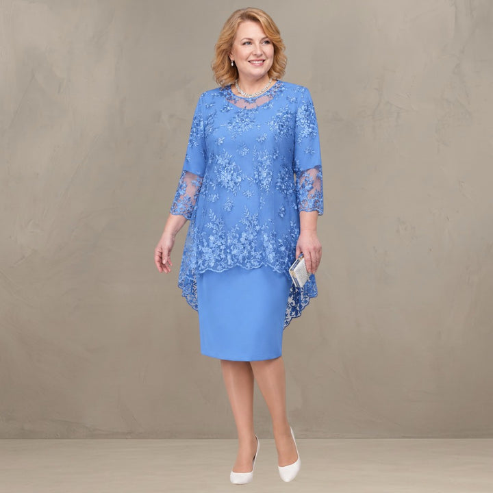 MABEL | EMBROIDERED OCCASION MIDI DRESS