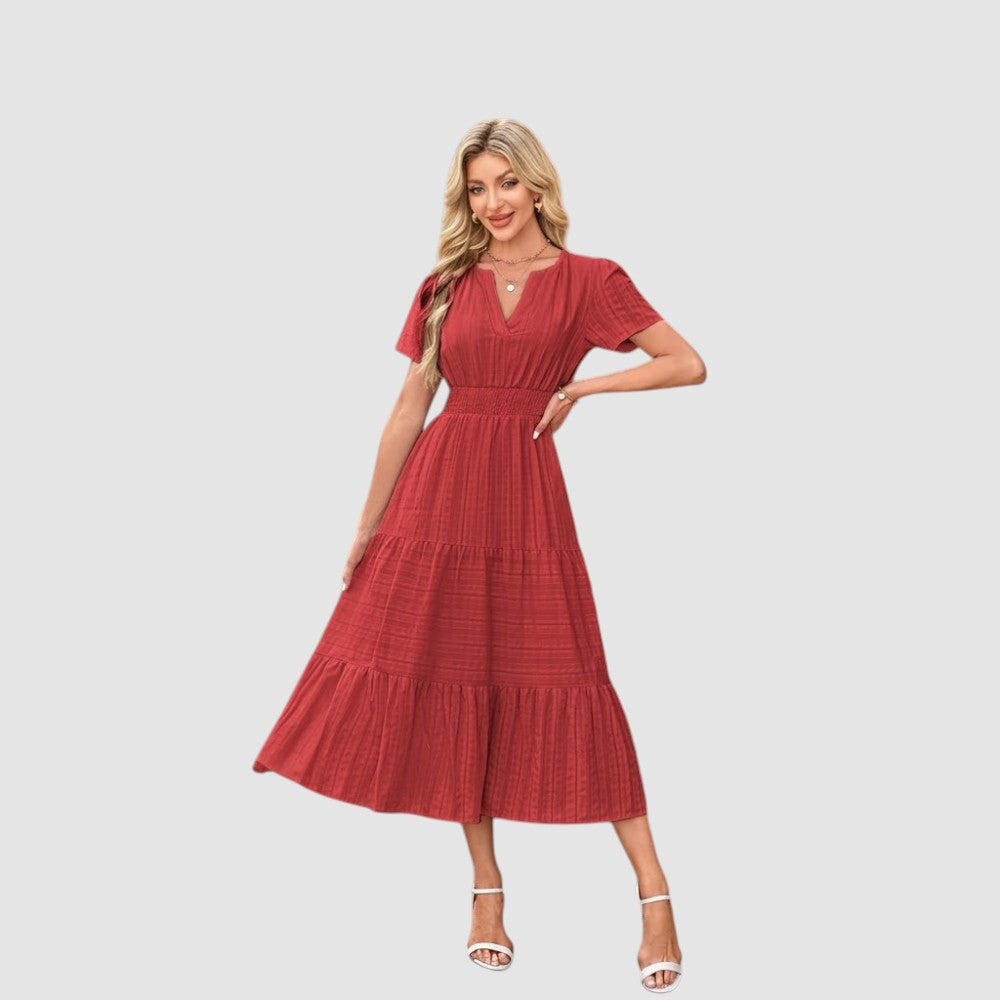 JOYCE | RUFFLE MAXI DRESS