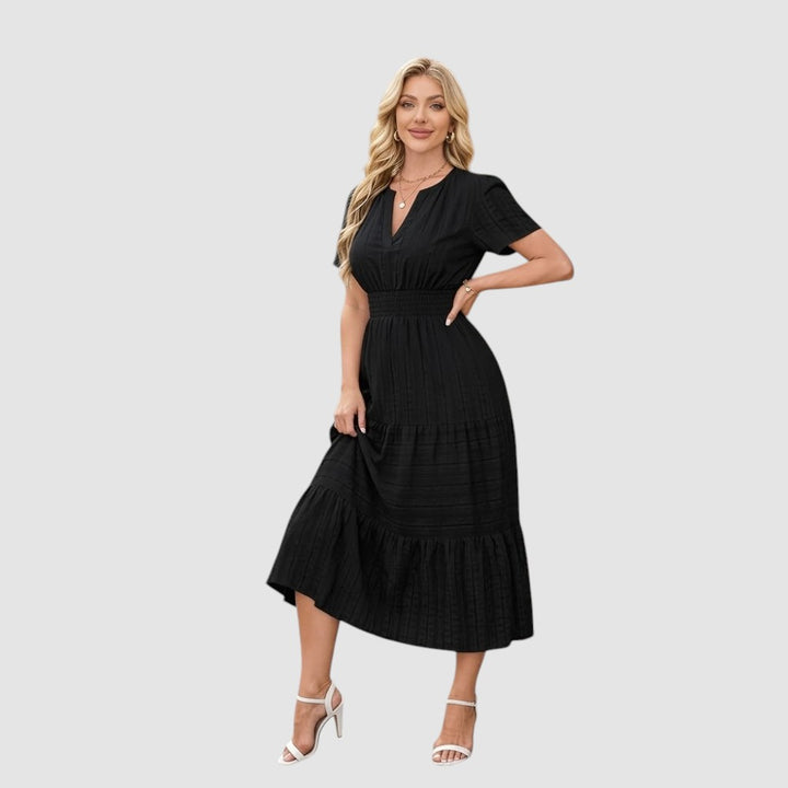 JOYCE | RUFFLE MAXI DRESS