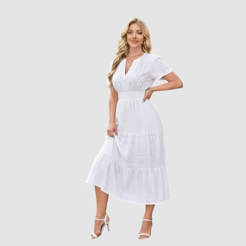 JOYCE | RUFFLE MAXI DRESS