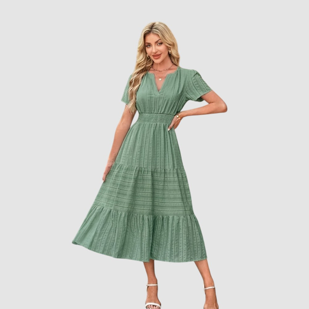 JOYCE | RUFFLE MAXI DRESS