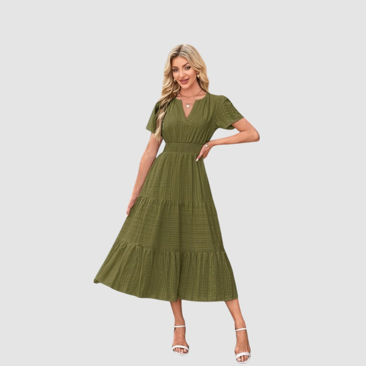 JOYCE | RUFFLE MAXI DRESS