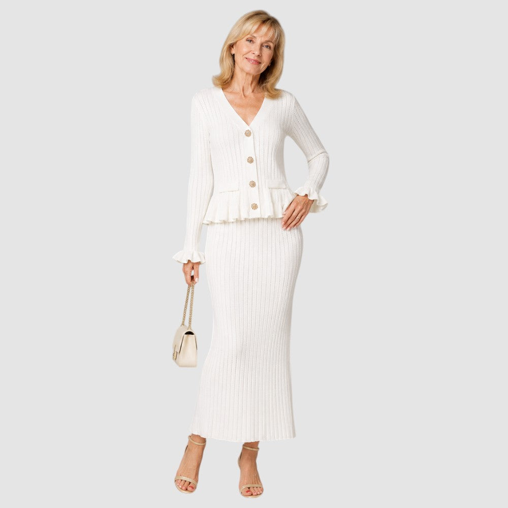 JUDITH | KNITTED RUFFLE SET