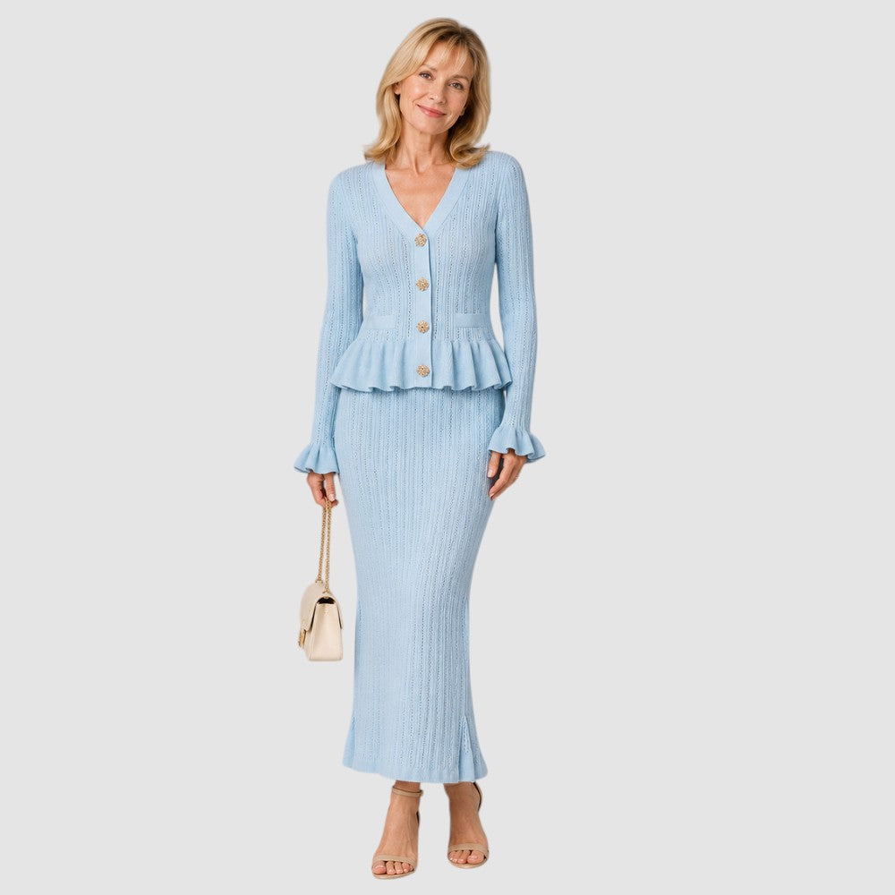 JUDITH | KNITTED RUFFLE SET