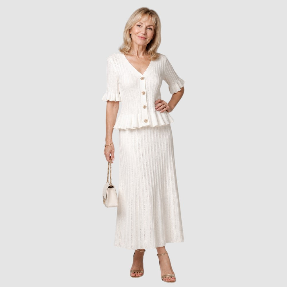 JUDITH | KNITTED RUFFLE SET