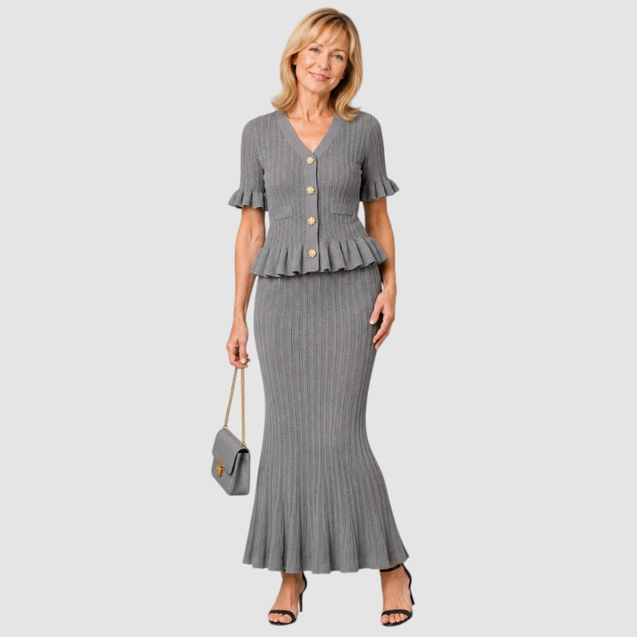 JUDITH | KNITTED RUFFLE SET