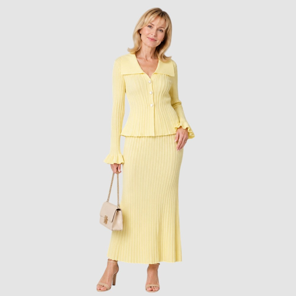 JUDITH | KNITTED RUFFLE SET