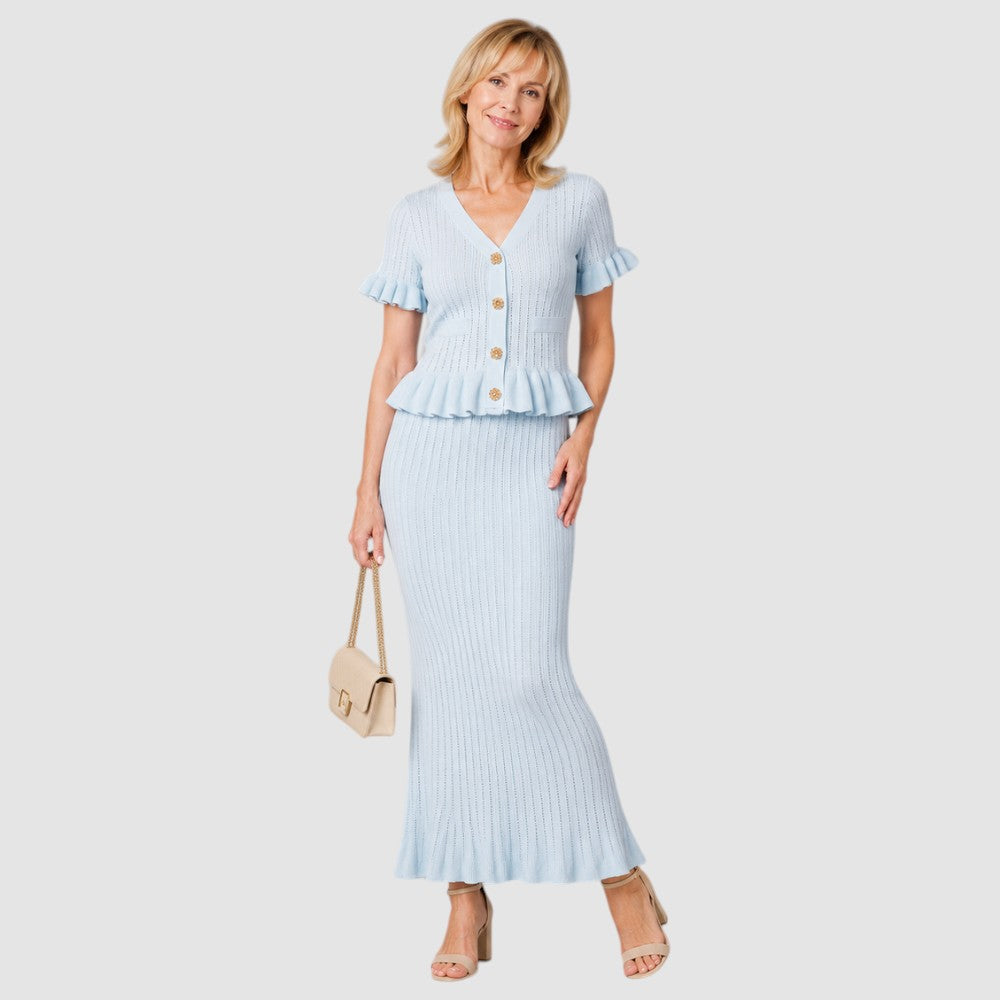 JUDITH | KNITTED RUFFLE SET