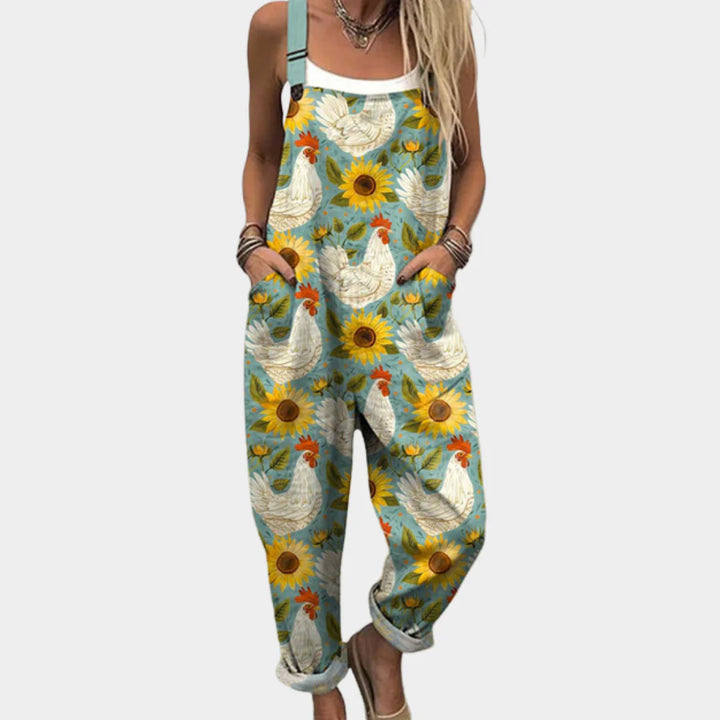 RELAXED DUNGAREE JUMPSUIT